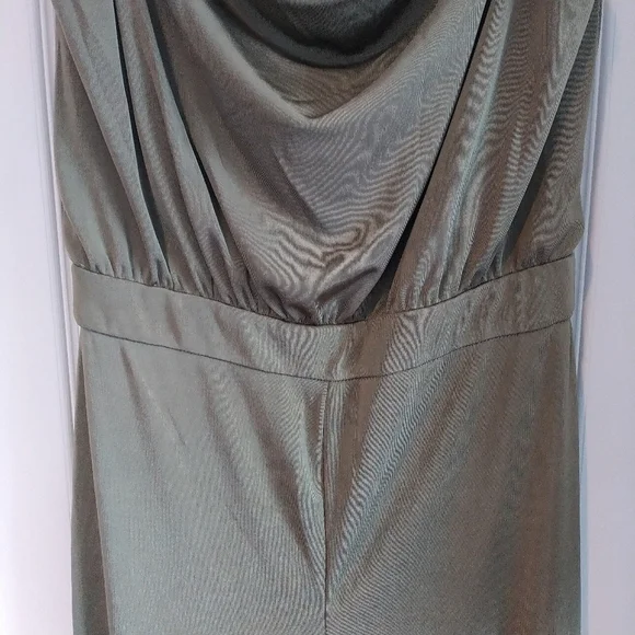 Jason Wu Emmett Cowl Neck Jumpsuit with Jewel Straps Olive M - Picture 6 of 12